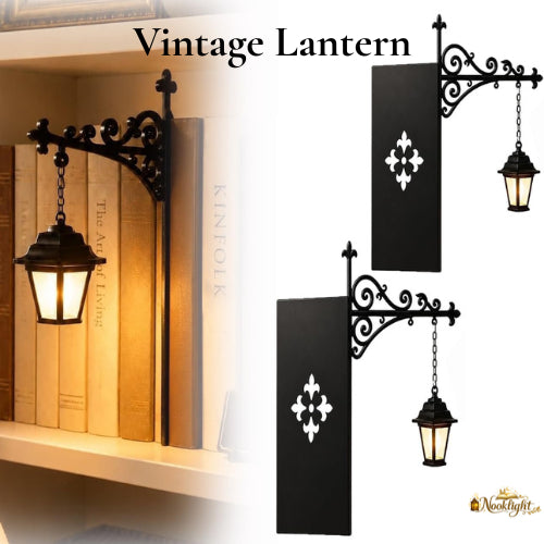 Library Lantern-Decorative Bookshelf Lighting