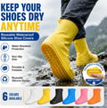 ☔ Keep Your Sneakers Dry – Heavy-Duty Waterproof Shoe Covers | Non-Slip & Foldable