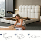 Memory Sponge Christmas Gift, 12 Inch Mattress\u002FMemory Sponge\u002FBlack And White Splicing Style, Soft, Comfortable And Healthy, with Built-in Springs.