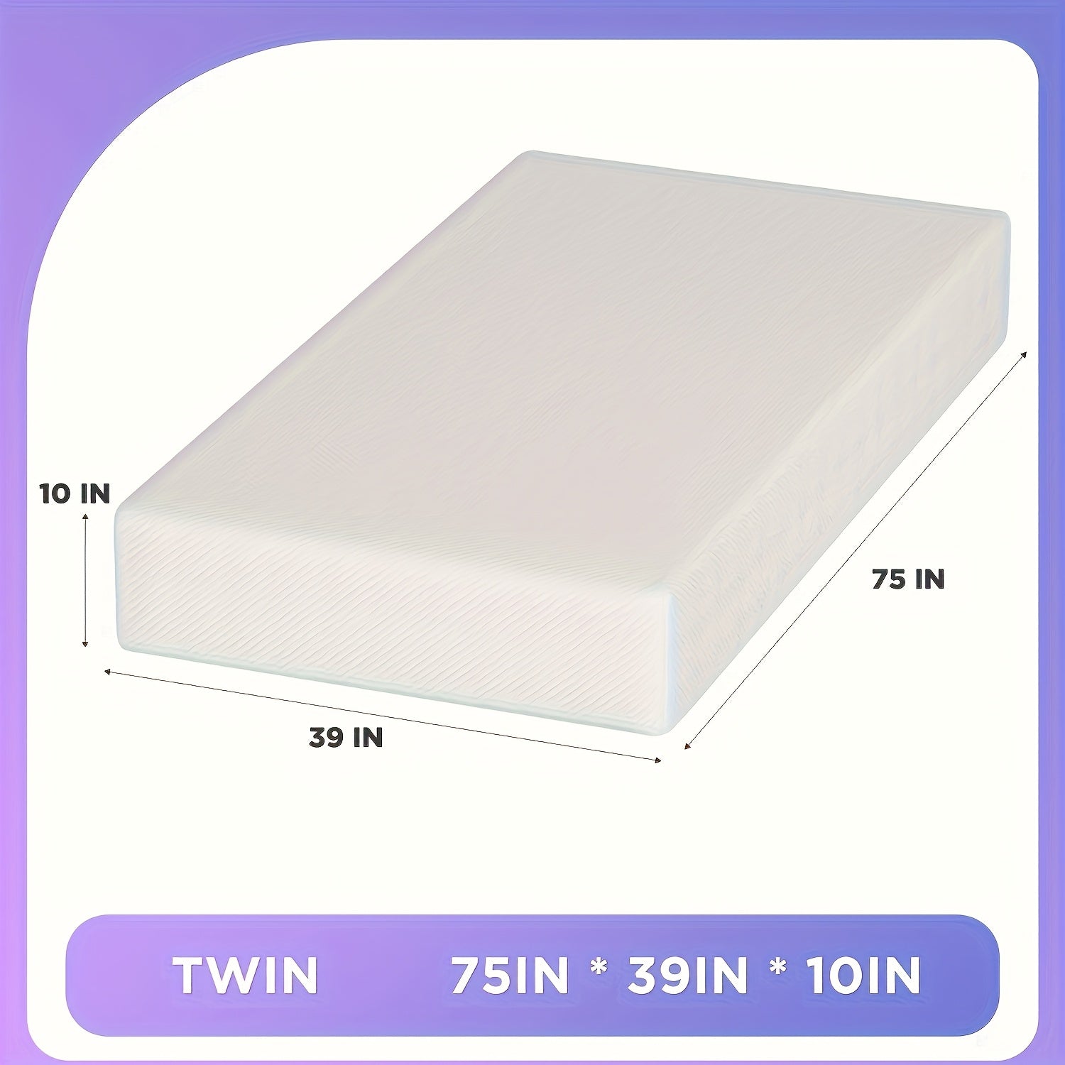 8\u002F10\u002F12\u002F14 Inch Gel Memory Foam Mattress | High Quality Infused, Medium-Firm for Pressure Relief & Cooling Sleep, Suitable for Guest Bed & Home Use, Bed In A Box by DOPINMIN