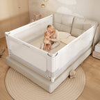 Height Adjustable Bed Rail for Toddlers, Kids Safety Baby Bed Rail for Full\u002FKing\u002FQueen Size Bed