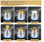 🍳 68oz 304 Stainless Steel Deep Fryer Pot – Basket & Strainer, Oil Filter Container for Frying, Cooking & Camping ✨