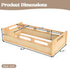 BELLEMAVE3 Different Sizes Of Floor Platform Beds with Full-length Guardrails, Low Bed Frame, No Need for Spring Boxes, Easy to Assemble, Suitable for Bedrooms, Guest Rooms, Apartments, And Dormitories