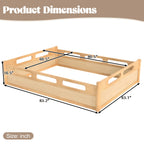 BELLEMAVE3 Different Sizes Of Floor Platform Beds with Full-length Guardrails, Low Bed Frame, No Need for Spring Boxes, Easy to Assemble, Suitable for Bedrooms, Guest Rooms, Apartments, And Dormitories