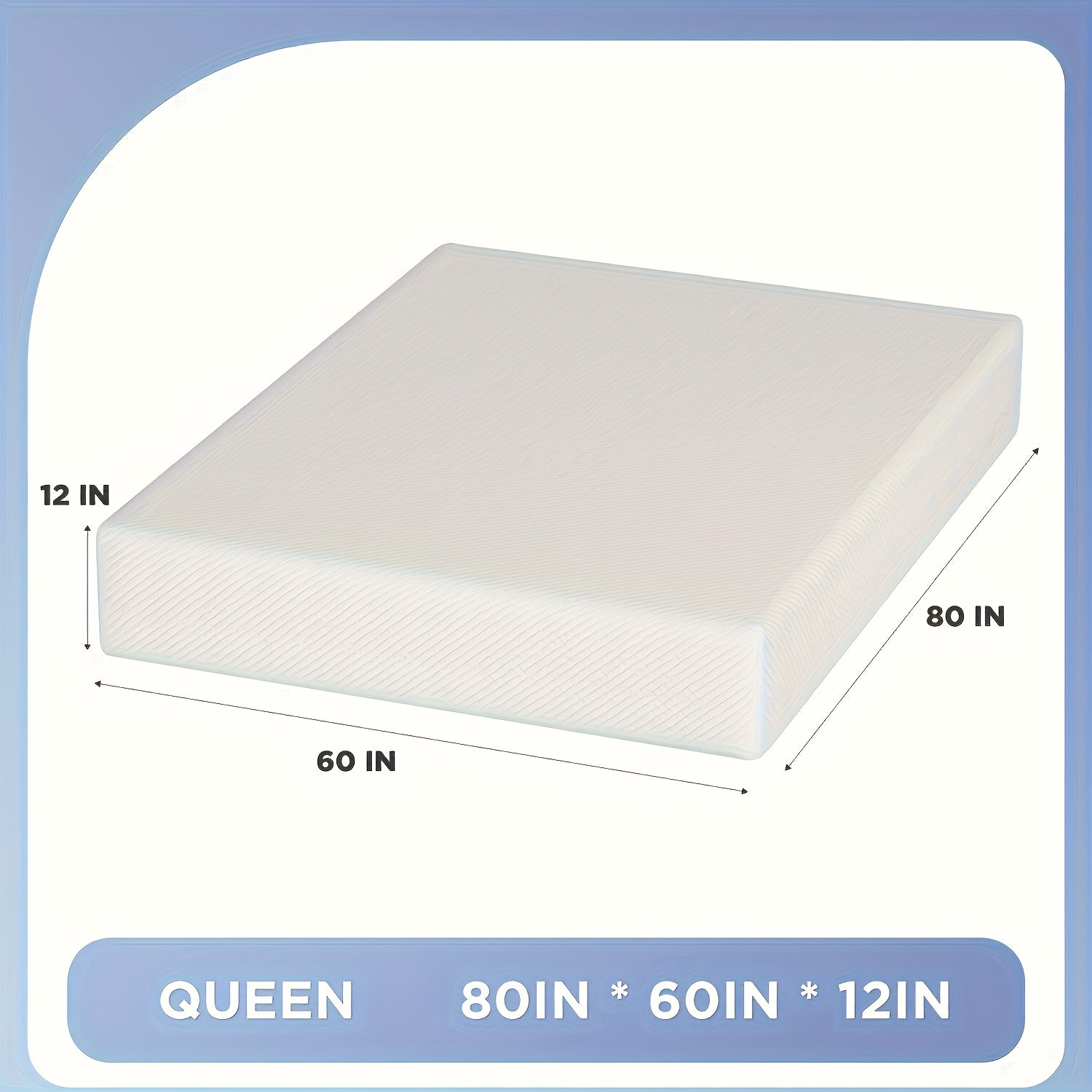 8\u002F10\u002F12\u002F14 Inch Gel Memory Foam Mattress | High Quality Infused, Medium-Firm for Pressure Relief & Cooling Sleep, Suitable for Guest Bed & Home Use, Bed In A Box by DOPINMIN