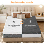 Vipbear Firm Mattress 8\u002F10\u002F12\u002F14Inch Twin, Full, Queen, King Memory Foam Mattress, Multi-Layer Memory Foam, Full Size Bed in A Box for Back And Cool Sleep with Gel Foam And Removeable Fiberglass Free Cover, Double-Sided Hardness