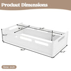 BELLEMAVE Twin Size Floor Platform Bed with Full-length Guardrails, Low Profile Twin Bed Frame, No Box Spring Needed, White