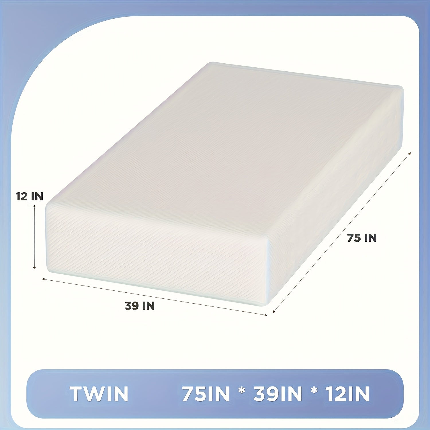 8\u002F10\u002F12\u002F14 Inch Gel Memory Foam Mattress | High Quality Infused, Medium-Firm for Pressure Relief & Cooling Sleep, Suitable for Guest Bed & Home Use, Bed In A Box by DOPINMIN
