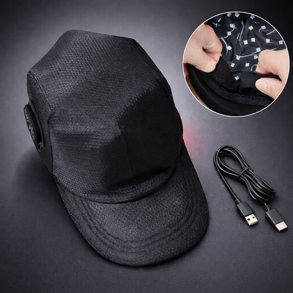 🔥Last Day:63% off 🔥Red Light Therapy Regrowth Cap