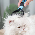 GROOMEZ – Dual-Sided Deshedding Brush for Dogs & Cats