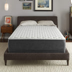 10in\u002F12in Twin\u002FFull\u002FQueen\u002FKing Mattress Suitable for Home & Hotel Use, Hybrid Foam & Spring Bed with Medium Firmness, Lumbar Support, Bagged Coil System, Boxed Bed Frame Compatible for Home Rooms, No Wood