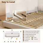 Height Adjustable Bed Rail for Toddlers, Kids Safety Baby Bed Rail for Full\u002FKing\u002FQueen Size Bed