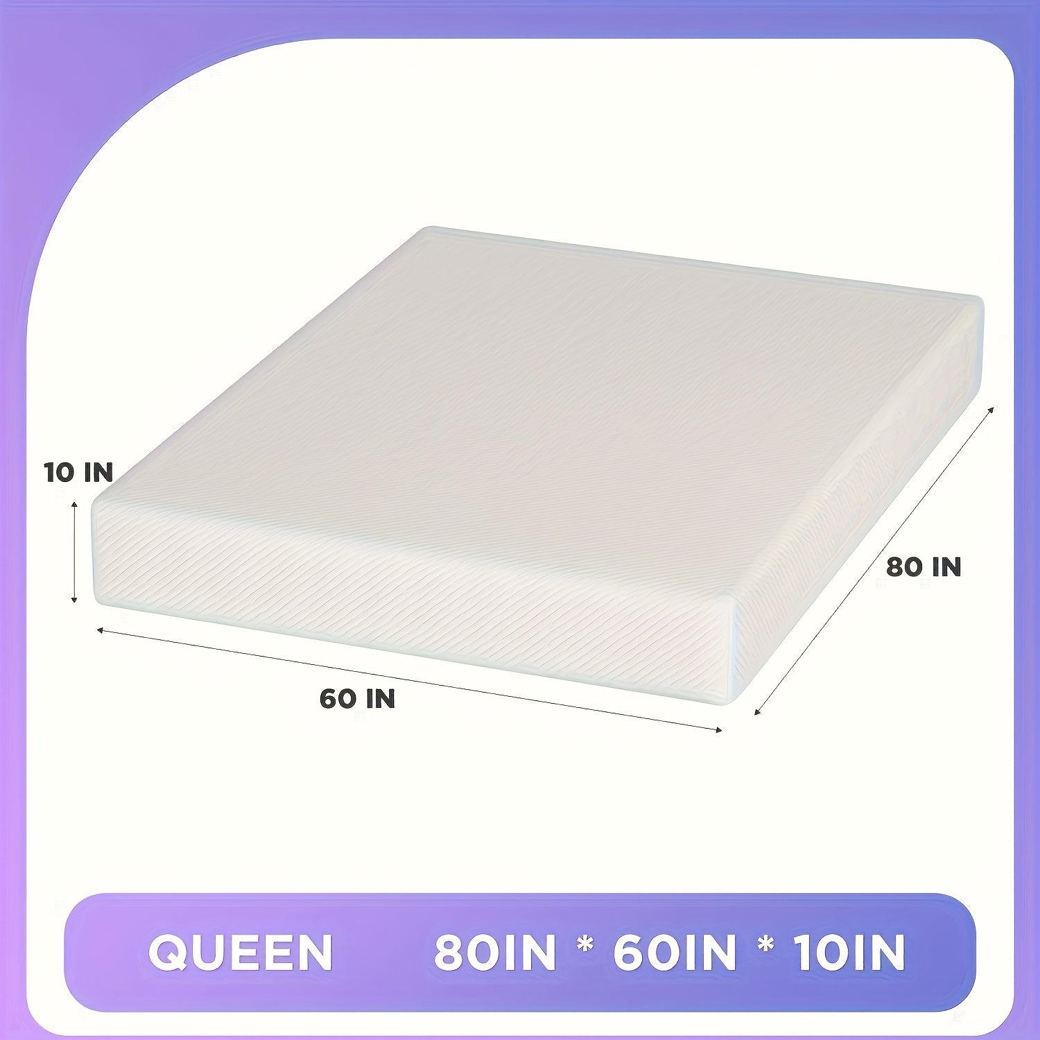8\u002F10\u002F12\u002F14 Inch Gel Memory Foam Mattress | High Quality Infused, Medium-Firm for Pressure Relief & Cooling Sleep, Suitable for Guest Bed & Home Use, Bed In A Box by DOPINMIN