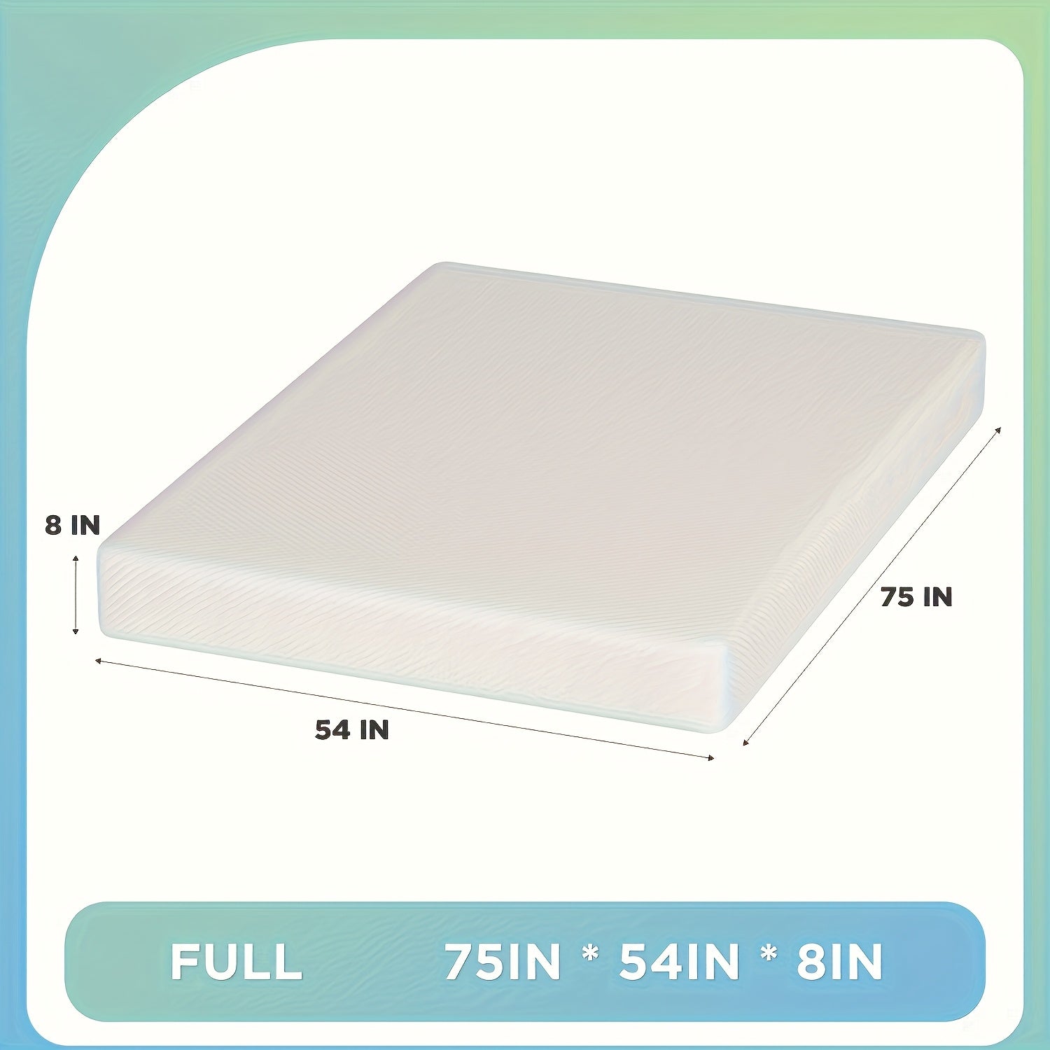 8\u002F10\u002F12\u002F14 Inch Gel Memory Foam Mattress | High Quality Infused, Medium-Firm for Pressure Relief & Cooling Sleep, Suitable for Guest Bed & Home Use, Bed In A Box by DOPINMIN
