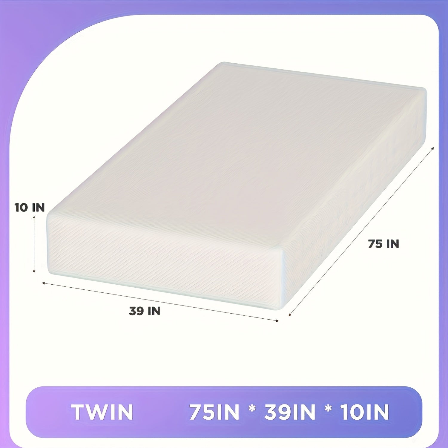 8\u002F10\u002F12\u002F14 Inch Gel Memory Foam Mattress | High Quality Infused, Medium-Firm for Pressure Relief & Cooling Sleep, Suitable for Guest Bed & Home Use, Bed In A Box by DOPINMIN