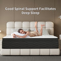 Memory Sponge Christmas Gift, 12 Inch Mattress\u002FMemory Sponge\u002FBlack And White Splicing Style, Soft, Comfortable And Healthy, with Built-in Springs.