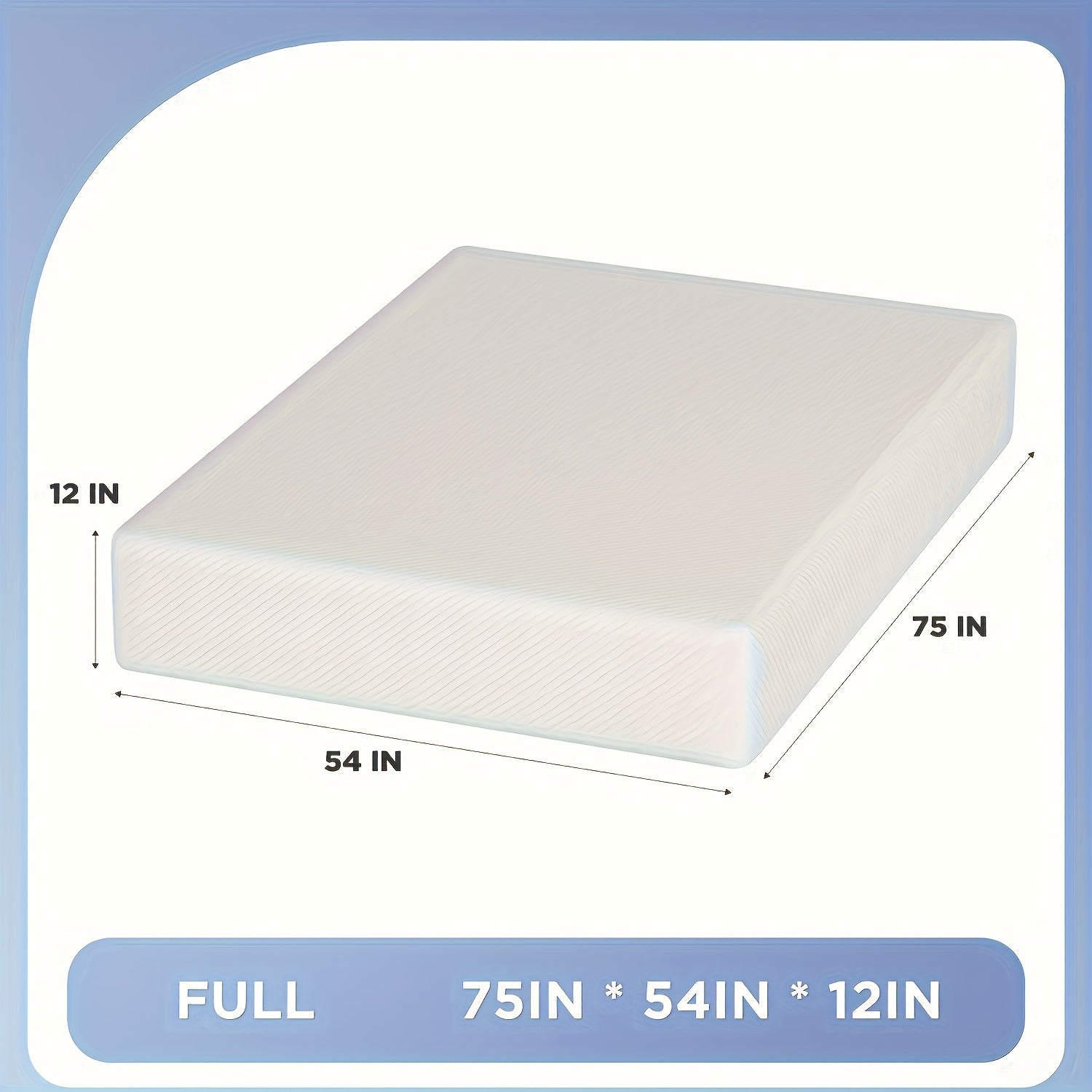 8\u002F10\u002F12\u002F14 Inch Gel Memory Foam Mattress | High Quality Infused, Medium-Firm for Pressure Relief & Cooling Sleep, Suitable for Guest Bed & Home Use, Bed In A Box by DOPINMIN