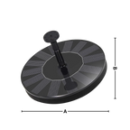 Instant Charm Garden Floating Solar Fountain