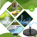 Instant Charm Garden Floating Solar Fountain
